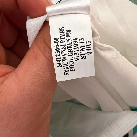 Banana Republic Milly Square Neckline Eden Rock Tropical Sheath Dress Size 2 - Picture 13 of 13